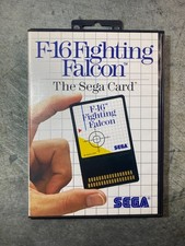 F-16 Fighting Falcon Sega Master System - SMS CIB - Complete with Case & Manual