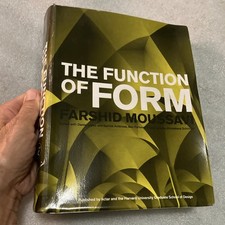 The Function Of Form By Farshid Moussavi Softcover Book Harvard University
