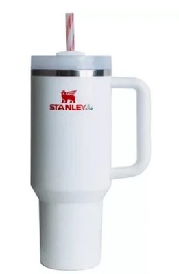 Stanley Quencher H2.0 FlowState 40 oz Tumbler - Mistletoe Twist - NRFTB - FREE S