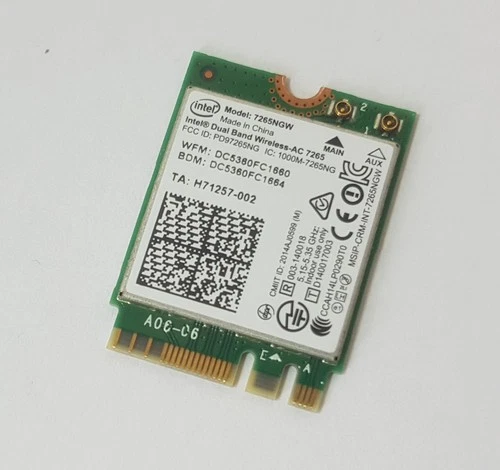 Wlan Bluetooth Card 5GHz Intel Dual Band Wireless-AC 7265 für Asus ROG GL552VW