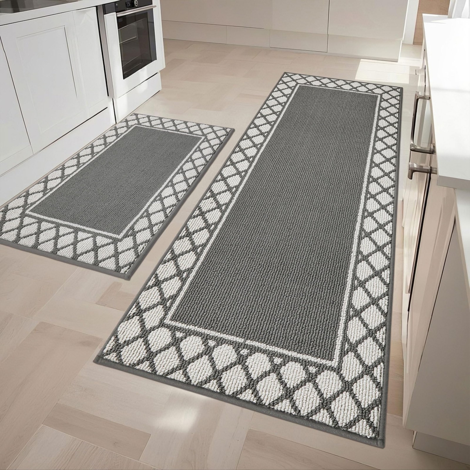 Non-Slip Washable Absorbent Kitchen Floor Mats and Rugs