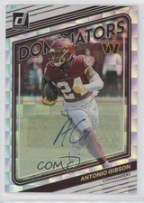 2022 Panini Donruss Dominators Auto 10/49 Antonio Gibson #D18 Auto g1d