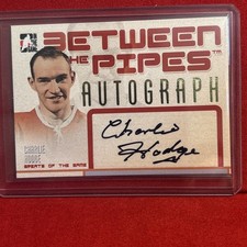 2006-07 In the Game Between the Pipes - Autographs Charlie Hodge #A-CHO (AU)