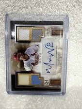 Masyn Winn 2025 Topps Museum Collection Signature Swatches Auto Quad Relic /150