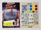 Street Fighter II The World Warrior Capcom CPS1 Arcade Instruction Cards Japan