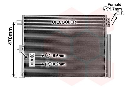 VAN Wezel Kondensator, Klimaanlage FüR Jeep-image