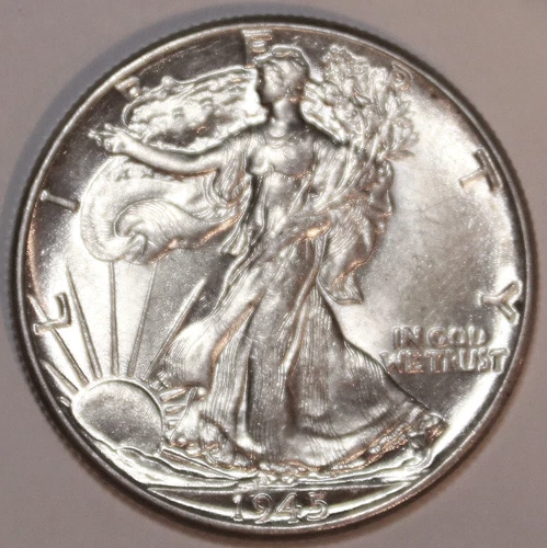 1945-P Walking Liberty Half Dollar - About Uncirculated - #1969D