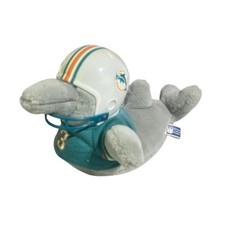 Vintage 1983 Tudor Games NFL Huddles Miami Dolphins Mascot 6” Figure Helmet