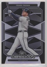 2020 Panini Chronicles Obsidian Electric Etch Purple 32/99 Freddie Freeman 4z8
