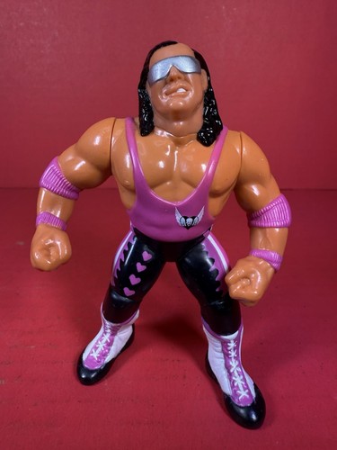 WWF Hasbro Bret the Hitman Hart series 8 Red card ...