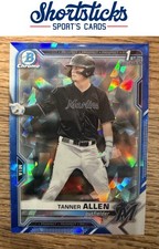 2021 Bowman Draft Sapphire Edition #BDC-165 Tanner Allen