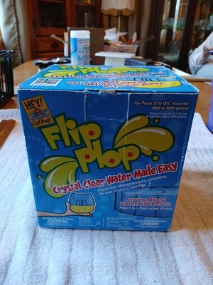 Hey! Cool Pool Flip Plop Float, Cleaning Mineral and Chlorine Swimming Pool Care