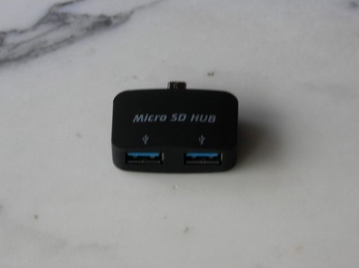2 Port Micro USB Hub Stecker Buchse Doppel USB 2.0 OTG Host Adapter Splitter Kabel