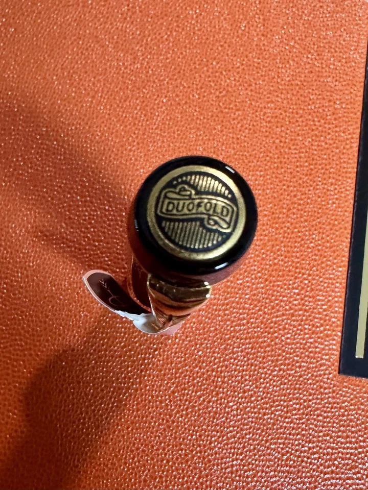 Caneta-tinteiro Parker Duofold edição limitada caneta internacional da paz laranja - Imagem 4 de 4