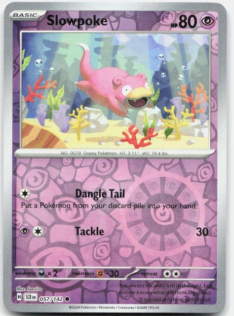 Slowpoke [Reverse Holo] #57 (Stellar Crown (2024))