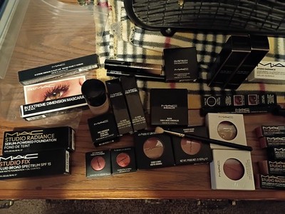 Huge Lot Of MAC Makeup!! Lipstick, Foundation, Eyeshadow, Eyeliner, Mascara Etc!