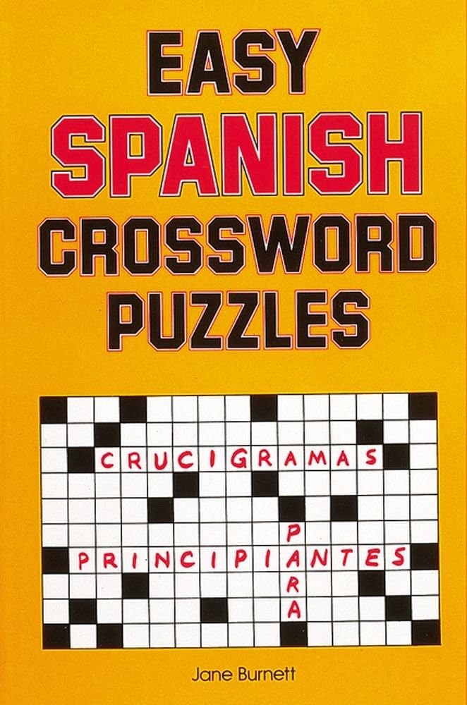 Easy Spanish Crossword Puzzles by Jane Burnett PAPERBACK 9780844272443 - Image 2