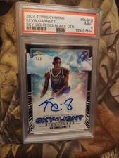 kevin garnett autograph card