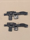 VTG Star Wars Black-Blue Imperial Blaster Lot 2 Action Figure Accessory Kenner