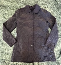 London Fog Limited Edition Quilted Jacket Women's Size Small Light Weight Purple