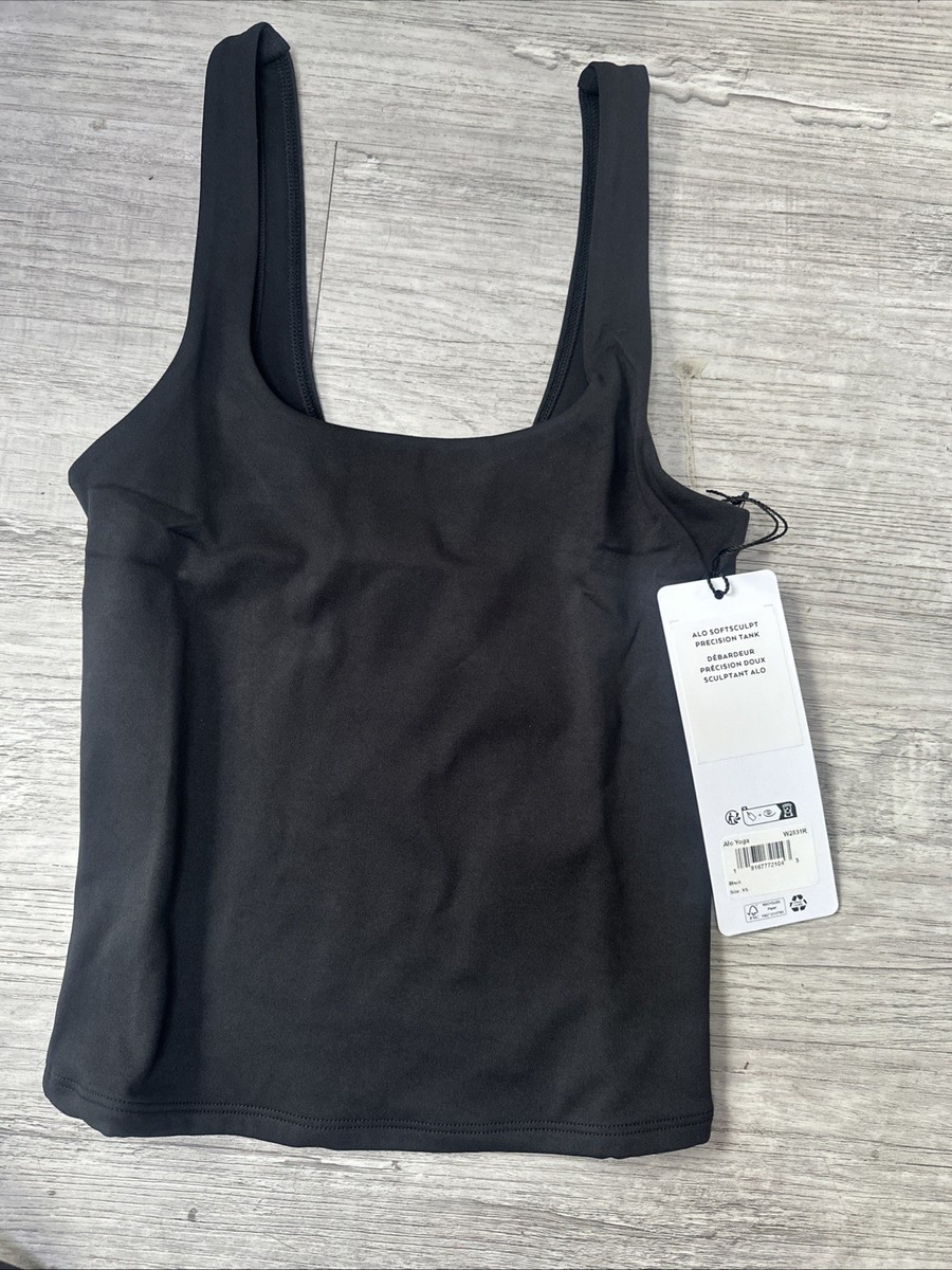 Authentic Alo Yoga Softsculpt Precision Tank Top NEW S SHIPS ASAP