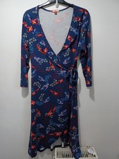 Joe Browns Bird Print Wrap Dress Size 10