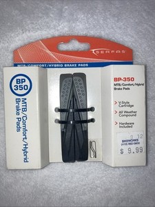 Serfas BP-350 All Weather MTB Hybrid V-Style Brake Pad Set-New