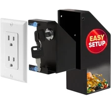 ® Electrical Outlet Hidden Wall Safe | 100% Real Wall Plate Included | Easy t...