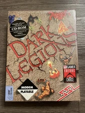 Dark Legions SSI IBM PC Big Box Game CD ROM  1994 Sealed! New