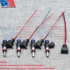 4 x 1300cc 124lb Fuel Injectors For Nozzle Valve EV14KT 0280158040 Petrol US