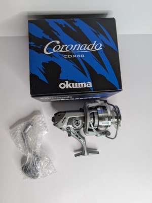 Okuma CDX-60 Coronado ''Cdx'' Spinning Reel, 60 Reel Size, 4.8: 1 Gearratio, 28'' R