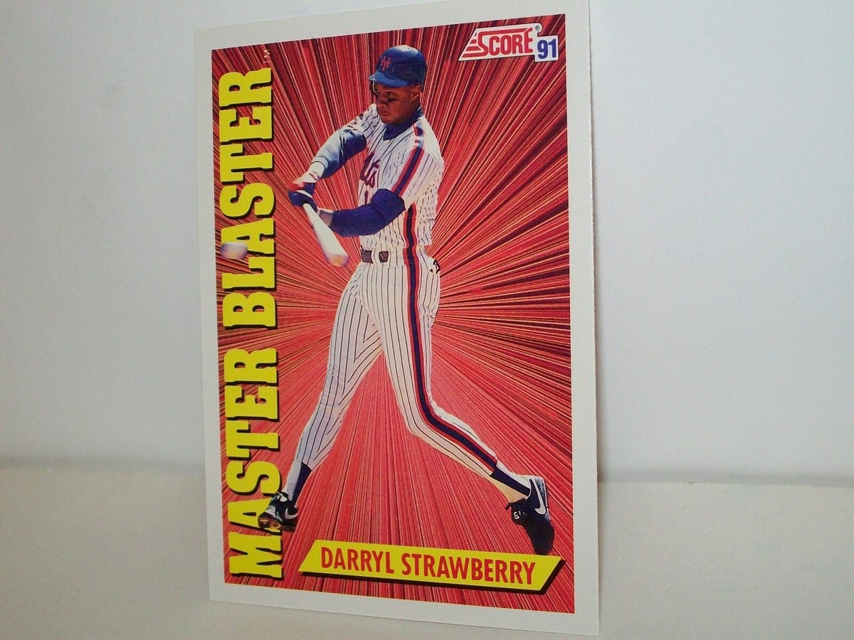Darryl Strawberry 1991 Score Master Blaster # 691 Mint New
