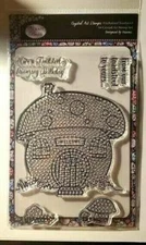 Craft BuddyUS CCST55: Craft Buddy Crystal Art Enchanted Toadstool A6 Stamp Set