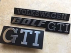 Mk1 Golf GTI Tintop Cabriolet FULL Badge Set NEW OEM NOS