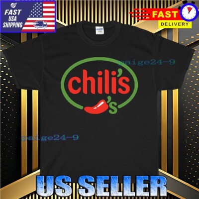 NEW CHILIS GRILL & BAR RESTAURANT MWAY LOGO T-SHIRT FUNNY UNISEX TEE SIZE S-5XL