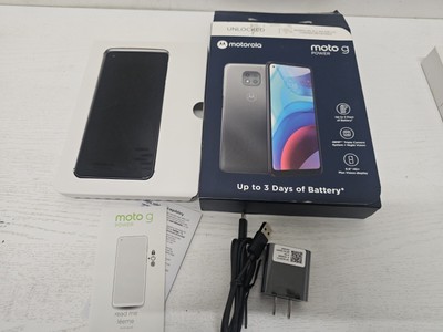   UNLOCKED  Motorola Moto G Power  Cellphone (Gray 64GB)  ALMOST PERFECT   