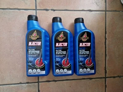 3 PEZZI 3X EXCED INJECTOR ADDITIVO DIESEL PULITORE ANTIGRIPPAGGIO PER INIETTORI