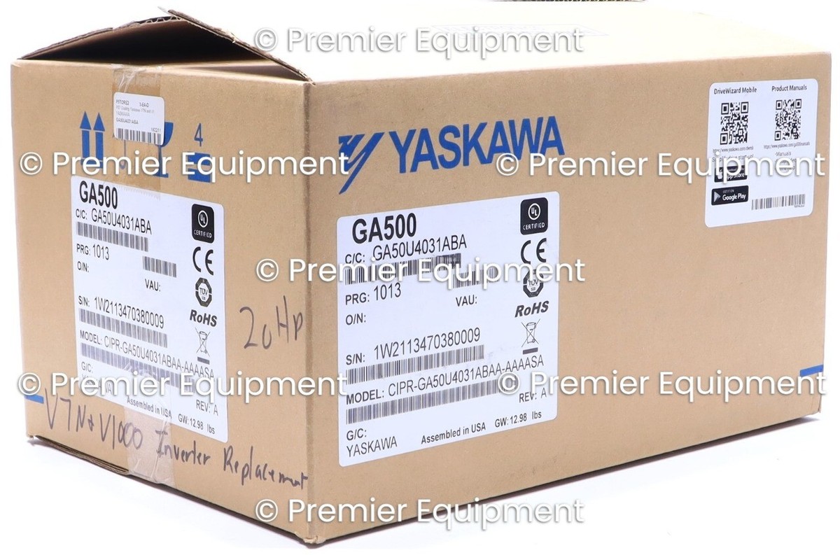 NEW YASKAWA GA500 GA50U4031ABA 20HP AC DRIVE | eBay
