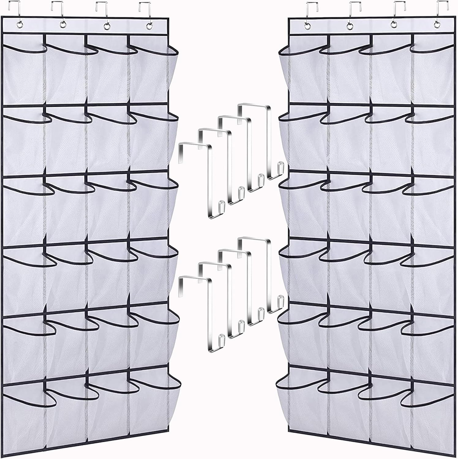 24 Pockets-Door Hanging Shoe Organizer,Underwear Organizer,Sunglasses Storage,Fo