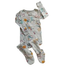 Carter's Toddler Girl  s Cotton Butterfly Footed Pajama, Sizes 2T  3T