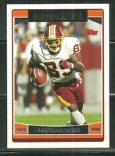2006 TOPPS FOOTBALL SANTANA MOSS #245