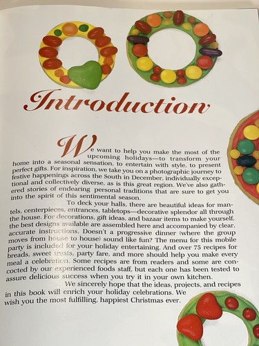 Christmas with Southern Living Books Cookbooks Gifts Crafts 1987 Vintage USA - Picture 14 of 19