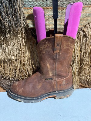Men’s Ariat Heritage Roper Boots Distressed Brown - 9.5D 10002284 Ariat Men main image 3