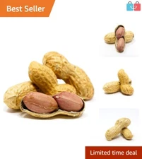 Sky's 4lb Jumbo Raw Peanuts - Unsalted, Vacuum-Sealed for Fresh Wildlife Treats