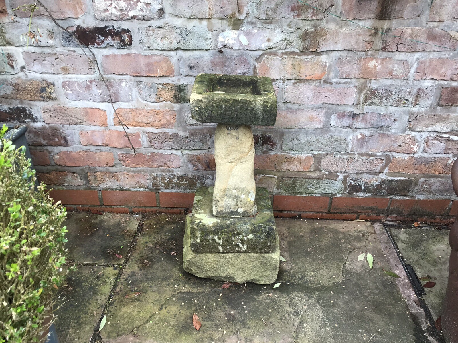 stone bird bath eBay