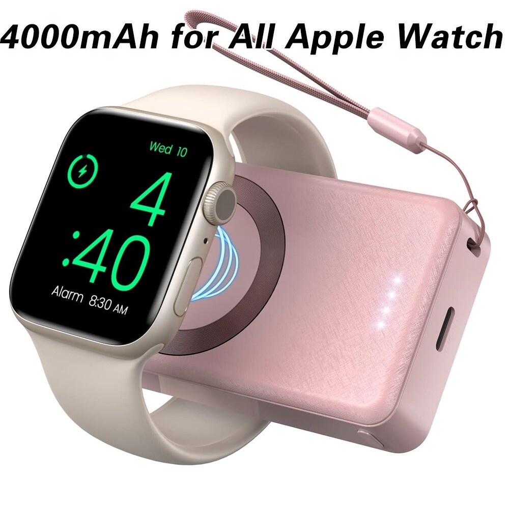Mini Power Bank for Apple Watch PowerBank Magnetic Charger Wireless Battery Pack-image