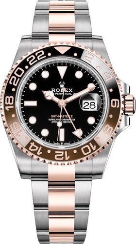Rolex GMT-Master II Black Brown Bezel Root Beer Men's 40mm Watch 126711CHNR