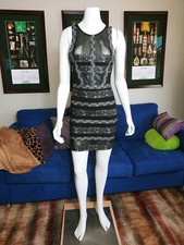 Nasty Gal Cold Hearted Snake Print Bandage Bodycon Dress