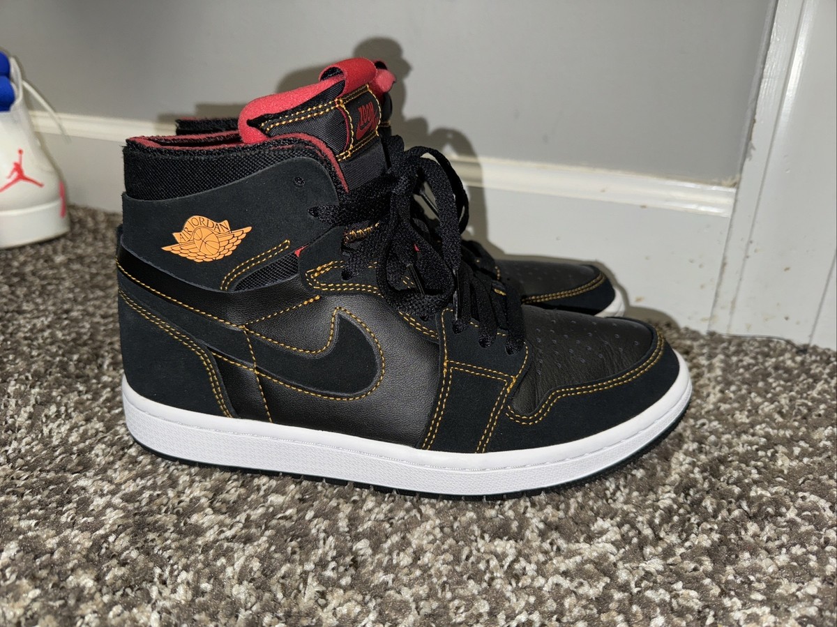 Nike Air Jordan 1 High Zoom Comfort Citrus Black Mens 9 CT0978-060 Nike Air Jordan 1 High Zoom Comfort Citrus | Mercari main image 2