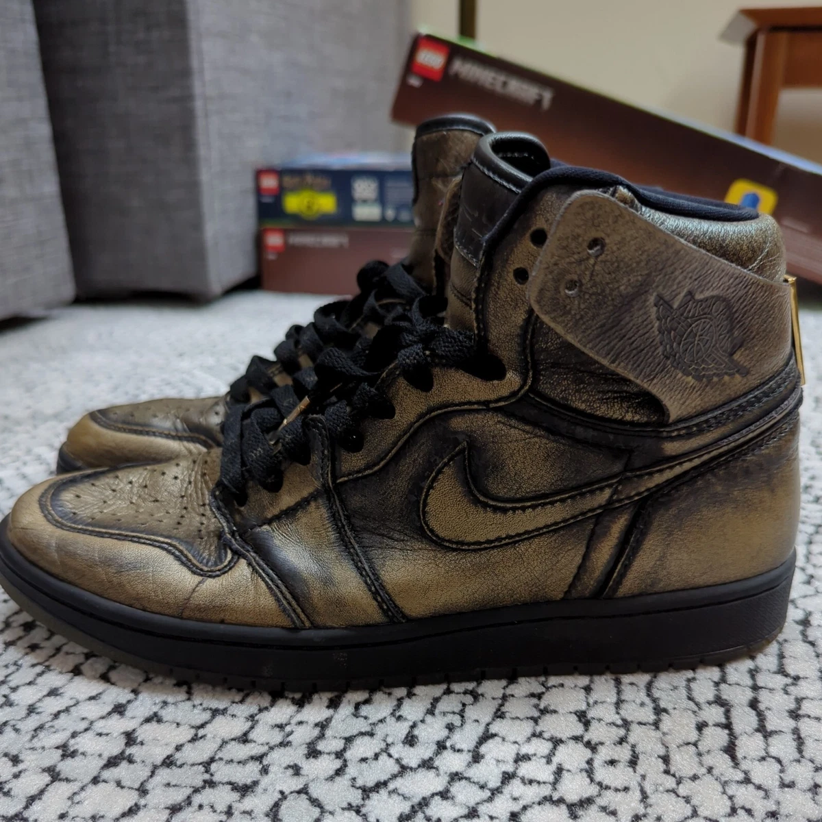 Size 10 - Jordan 1 Retro High OG Wings 2017